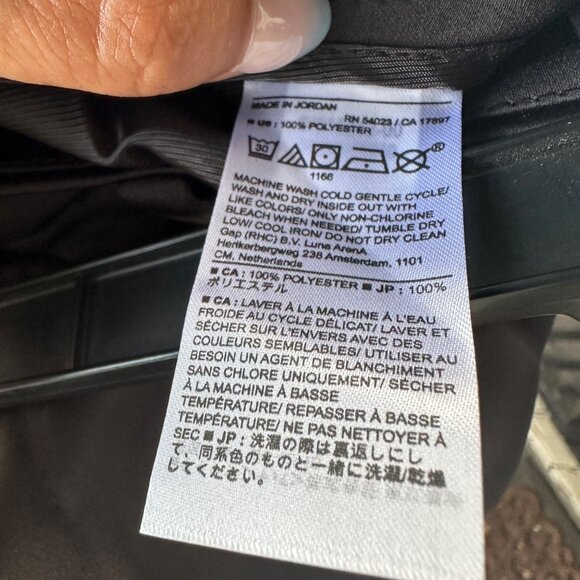 ⭐Women Satin Bermuda Short Sz 2 High-Waist Pleated Black Belt Loops Rear Pockets - Picture 5 of 8